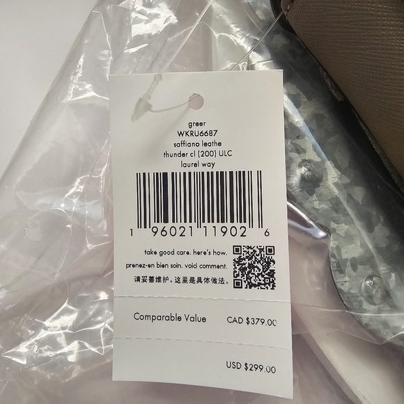 ⭐️40% Off⭐️ Kate Spade Laurel Way Greer Crossbody Bag in Thunder Cloud - Picture 10 of 10